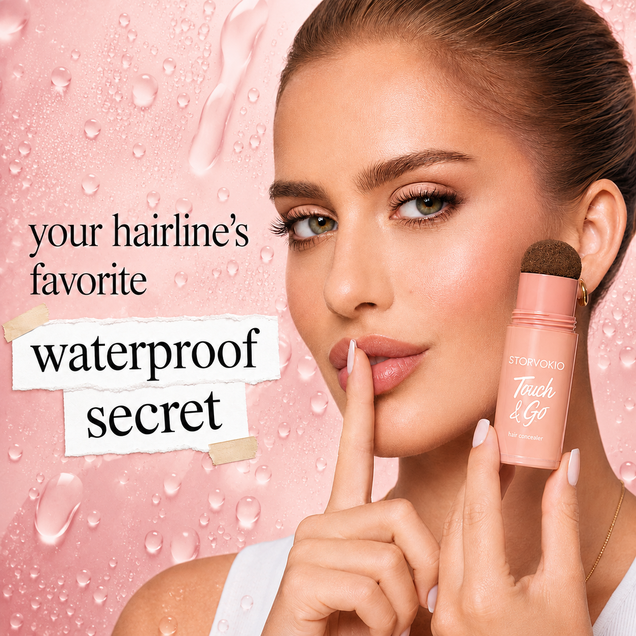 Waterproof hairline touch up